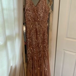 Evening sequin dress size 10P